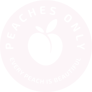 Peaches Only Logo - Every Peach is beautiful
