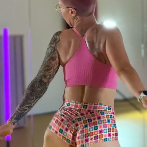 Retro Bloom Shorts - Low Waist - Long Leg